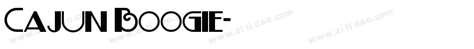 Cajun Boogie字体转换